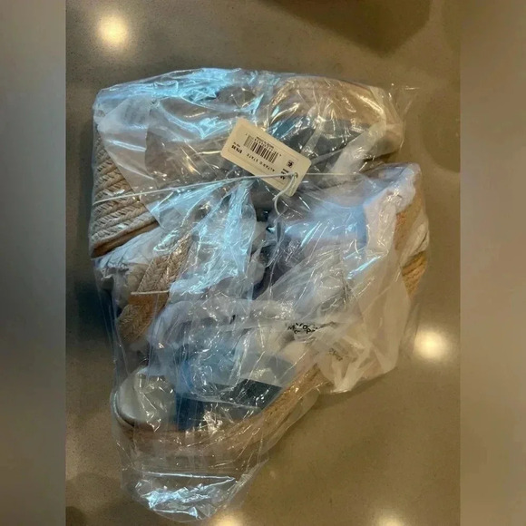 Altard State Blue Rosie Denim Wedges Size 10 - Picture 7 of 7